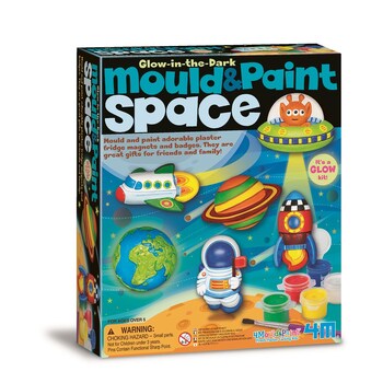 4M Mould & Paint Space Kids/Children Art/Craft Activity 5y+