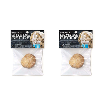 2PK 4M Break a Crystal Geode Kids/Toddler Fun Toy 10y+
