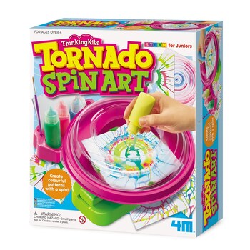 4M ThinkingKits Tornado Spin Pattern Art Kids Activity Kit 4y+
