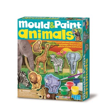 4M Mould & Paint Wildlife Animals Kids/Children Art/Craft Activity 5y+