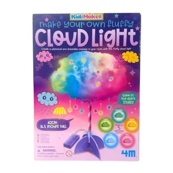4M KidzMaker Make Your Own Fluffy Cloud Light 42cm Kids 5y+