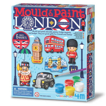 4M Mould & Paint London DIY Art & Craft Kit Kids 5y+