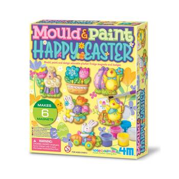 4M Mould & Paint Happy Easter DIY Craft Kit Moulding/Painting Kids 5y+