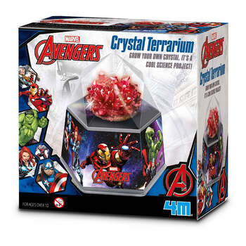 4M Marvel Avengers Crystal Terrarium Kids/Toddler Toy 10y+