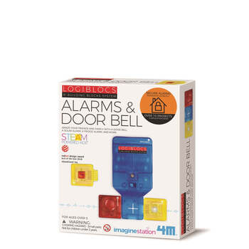 4M Logiblocs Alarms and Door Bell Kids/Toddler Toy 5y+