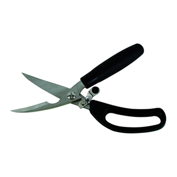 Fishteck 24cm Stainless Steel Bait Scissors - Black