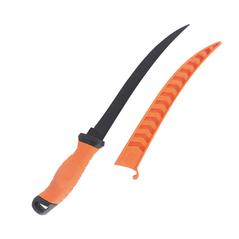Fishteck 15cm Pro Series Fillet Knife w/ Sheath Cover - Orange