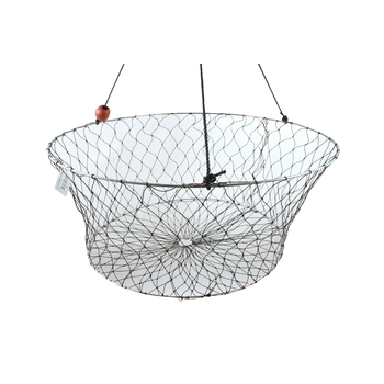 Fishteck All Mesh 70cm Crab Net Storage XL - Silver