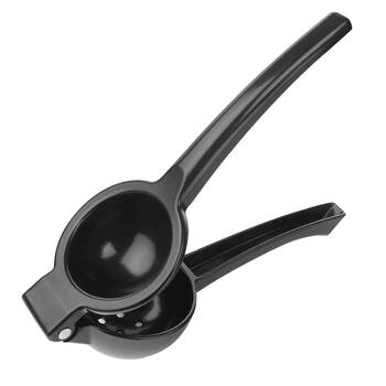 Final Touch Lemon And Lime Aluminium Citrus Press Juicer Black