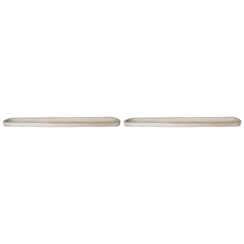 2PK LVD Wooden Long Baguette Whisper Tray 70x9.5cm - Natural