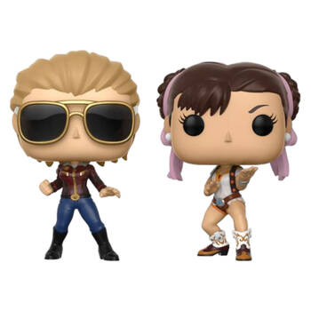 2pc Marvel vs Capcom Infinite Captain Marvel vs Chun-Li Pop Vinyl