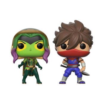 2pc Marvel vs Capcom Infinite Gamora vs Strider Pop Vinyl