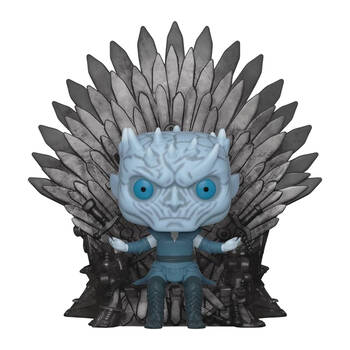 A Game of Thrones Night King on Iron Throne Pop! Deluxe