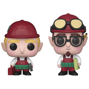 2pc Peppermint Lane Randy & Rob Pop Christmas Vinyl Figures 6y+