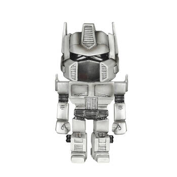  Transformers TV Optimus Prime Grey Skull Hikari Figure Toy 6in