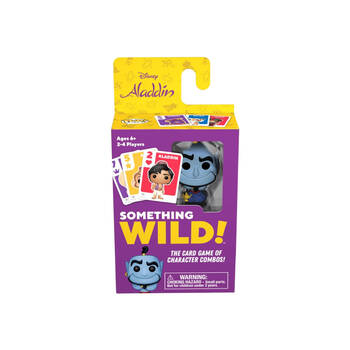  Aladdin 1992 Something Wild Card Game W/ Pop Figure Toy 6y+