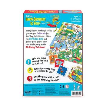 Dr Seuss Happy Birthday to You Kids Tabletop Game 3y+