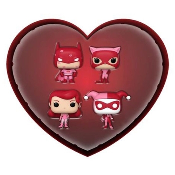 Pop! Vinyl Figurine Batman: The Animated Series - Valentines Day Pocket Pop! 4-pack [RS]