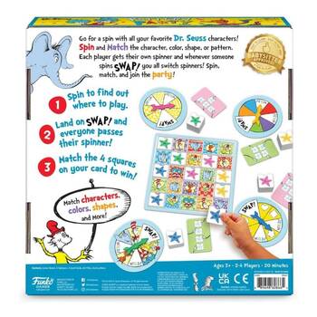 Dr Seuss Pattern Party Kids/Children Tabletop Game 3y+