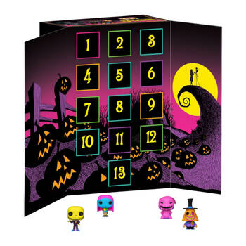 The Nightmare Before Christmas 13 Day Black Light Countdown Calendar Set