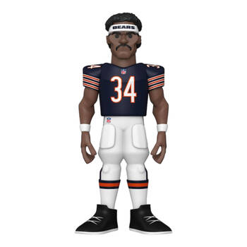 NFL Football Walter Payton Bears Gold Vinyl Action Figure Toy 12in
