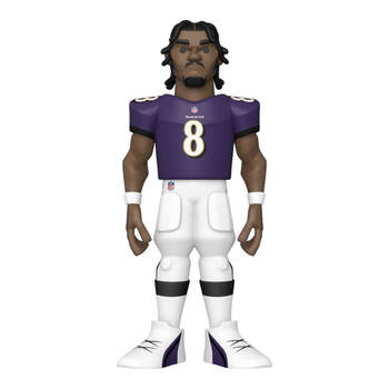 NFL Football Lamar Jackson Ravens Gold Vinyl Action Figure Toy 12in
