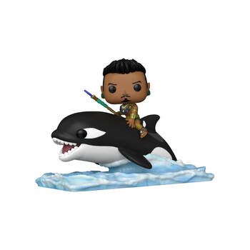 Black Panther 2 Wakanda Forever Namor w/ Orca Pop Ride Figure Toy