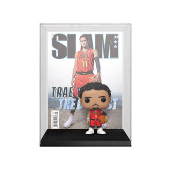 NBA Slam Trae Young Pop Cover Action Figure w/ Case