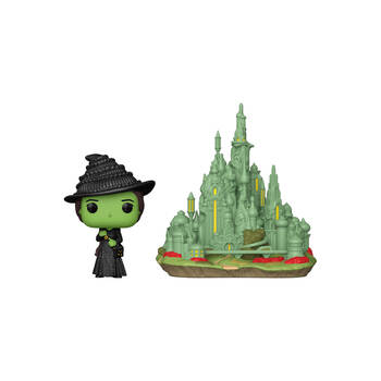 2pc Wicked Elphaba w/ Emerald City Pop Town Figure Toy Set