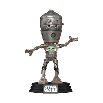 Star Wars IG-12 w/ Grogu Deluxe Pop! Action Figure Toy
