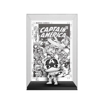 Marvel Comics 85th Anniv Captain America #1 Pop Comic Cover Figure w/ Case