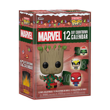 Marvel 2024 12Day Countdown Calendar Pocket Pop Figure Toy Set Toy