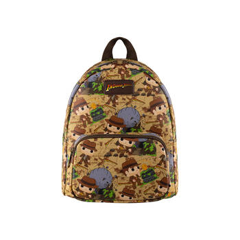 Indiana Jones Raiders of the Lost Ark Art Print Mini Backpack 9x10.5in