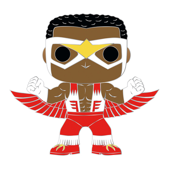 Pop! Figurine Enamel Pin Marvel #08 Captain America Falcon 10cm  12y+