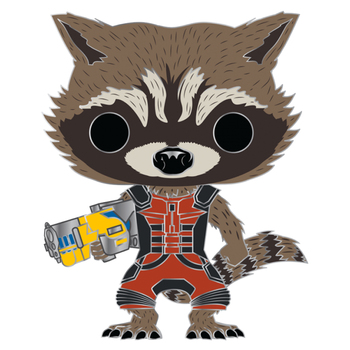 Pop! Figurine Enamel Pin Marvel Guardians Of The Galaxy 2 #10 Rocket Raccoon 10cm  12y+
