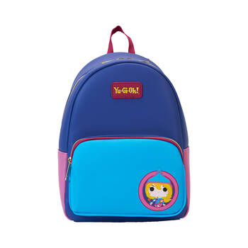 Yu-Gi-Oh! Vegan Leather Dark Magician Kids Mini Backpack 8.25x10.75in