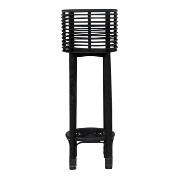 LVD Planter 70cm Island Tall Plant Pot Stand Holder - Black