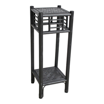 LVD Fir Wood 30x80cm Plant Stand Home/Office Decor - Black