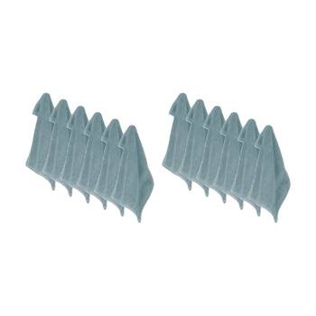12x Ardor St Regis Collection 32x32cm Cotton Face Washer Towel Soft 600GSM Mist