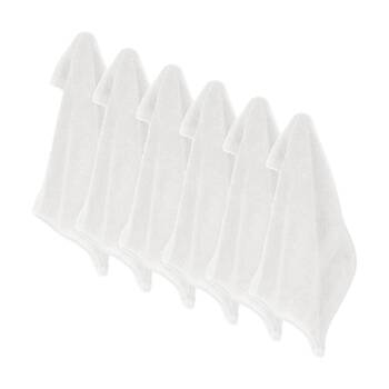 6x Ardor St Regis Collection 32x32cm Cotton Face Washer Towel Soft 600GSM White
