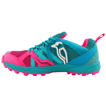 Kookaburra Illusion Unisex Hockey Shoes Pink/Blue/White Size 4 US/3 UK