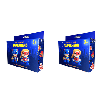 2PK Fizz Creations Make Your Own Dough Super Hero Modelling Set 3y+