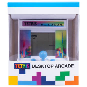 Fizz Creations Retro Inspired Tetris Desktop Arcade 15 Levels