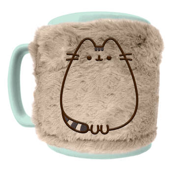 Pusheen Cozy Fuzzy Ceramic Hot & Cold Drinking Mug Multicolour