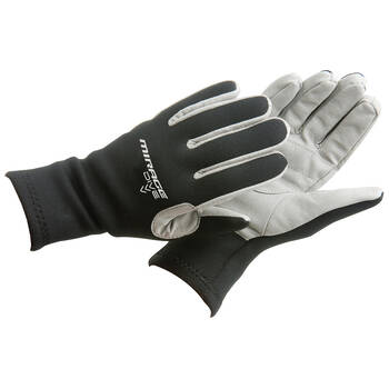 Mirage Neoprene Faux Suede Outdoor Explorer Fishing Gloves Small Black/Grey