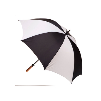 Clifton Albatross Golf 132cm Manual Windproof Umbrella - Black/White