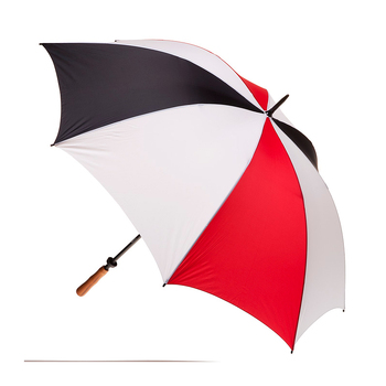 Clifton Albatross Golf 132cm Manual Windproof Umbrella - Black/Red/White