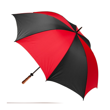 Clifton Albatross Golf 132cm Manual Windproof Umbrella - Black/Red