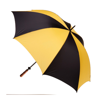 Clifton Albatross Golf 132cm Manual Windproof Umbrella - Black/Yellow