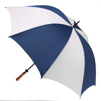 Clifton Albatross Golf 132cm Manual Windproof Umbrella - Navy/White